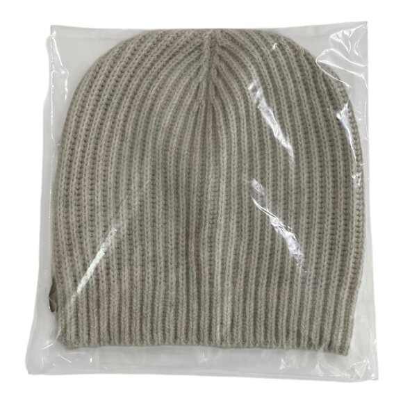 Club Monaco White 100% Cashmere Beanie Soft Luxury Womens NWT - Picture 2 of 6